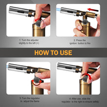 Load image into Gallery viewer, Premium Copper Butane Torch with Continuous Flame - Perfect for BBQ &amp; Crafts