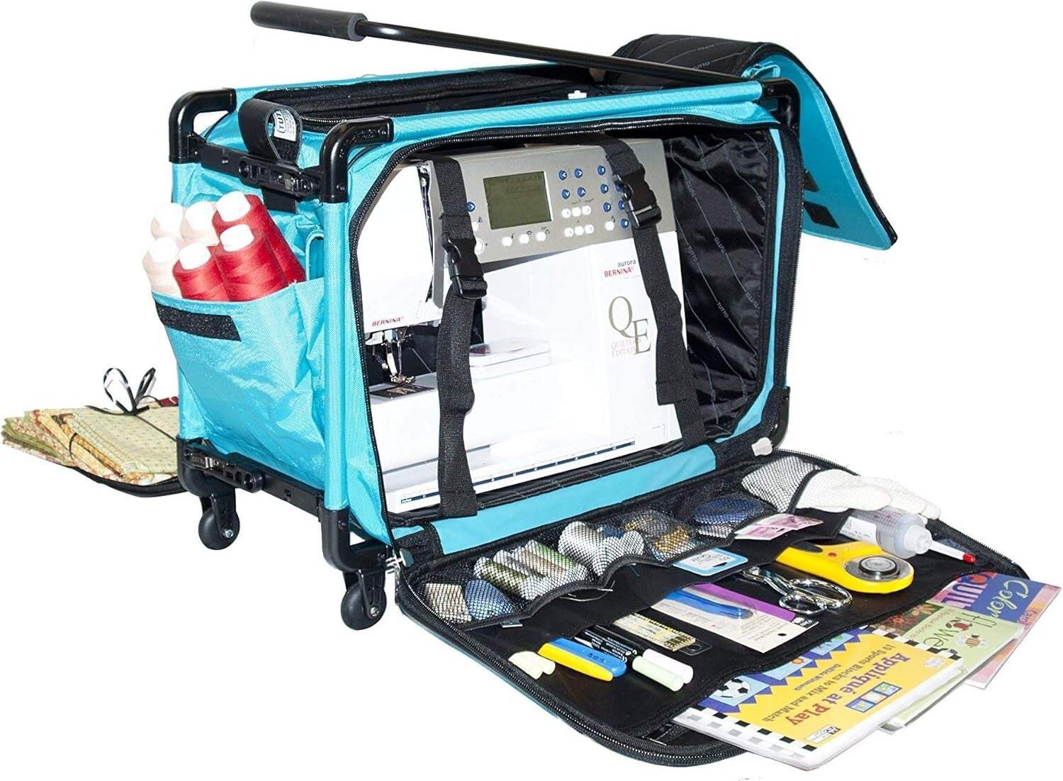 Multi-Purpose Machine on Wheels - Fits Large Sewing Machines Conveniently