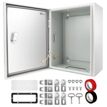 Load image into Gallery viewer, Alloy Steel Weatherproof Junction Box - 20'' x 16'' x 8'' for Indoor/Outdoor Use