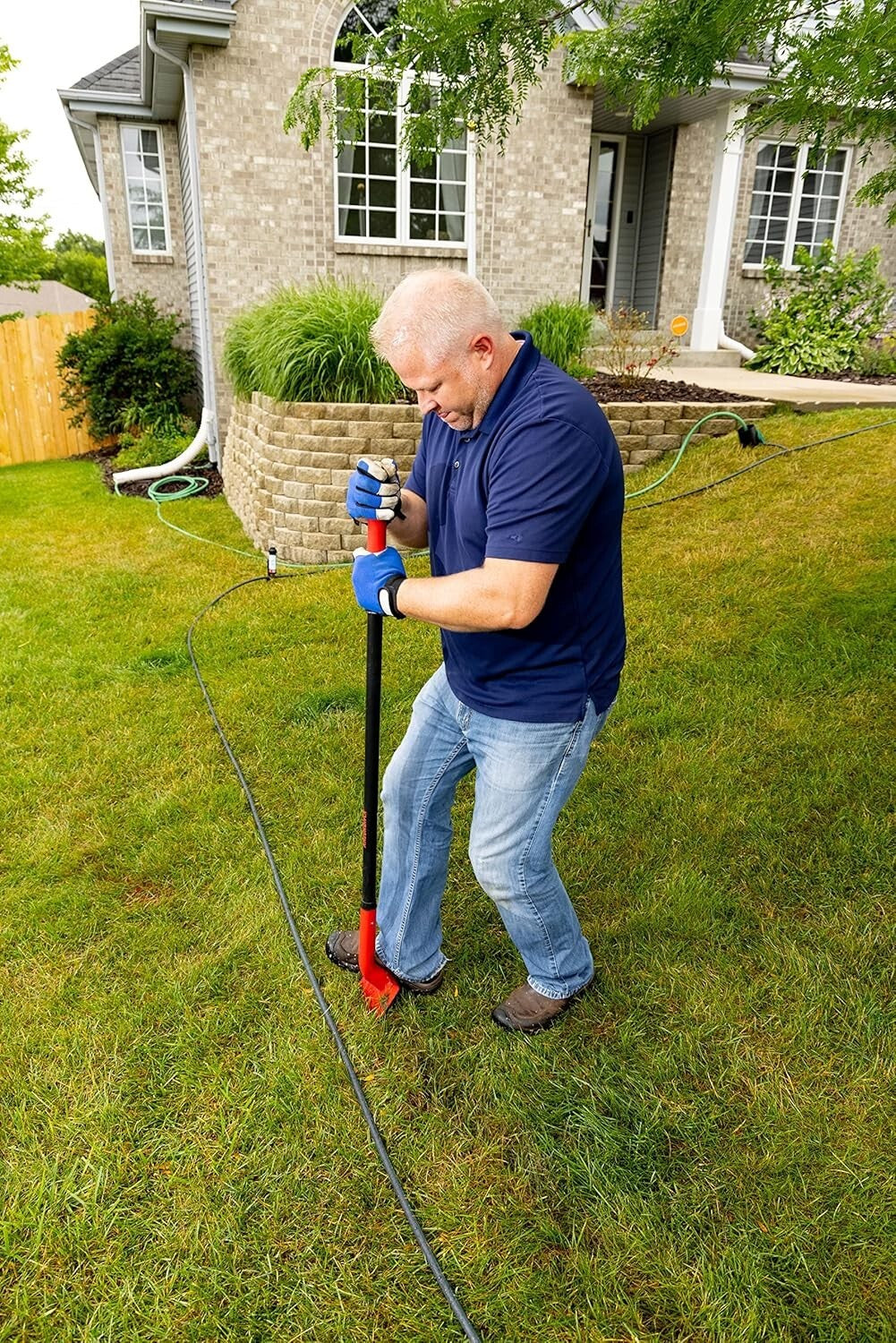 32HE In-Ground Sprinkler System with Click-N-Go Hose Connection - Pro Grade Kit