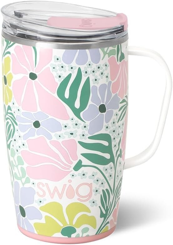 Charming 18oz Insulated Cup Holder Friendly Mug - Perfect for Every Occasion