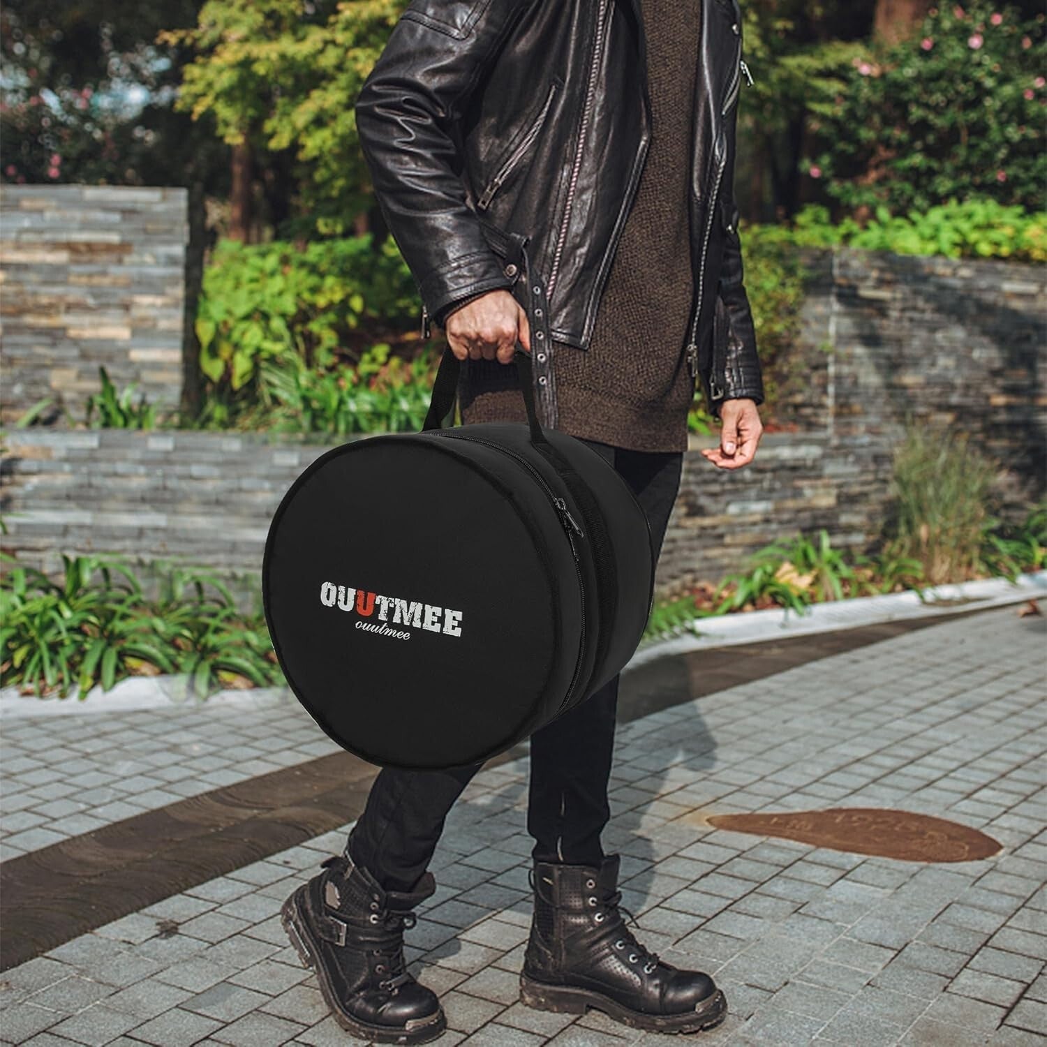 Durable 5-Piece Nylon Drum Bags with 10mm Padding - Perfect for Musicians