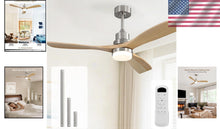 Load image into Gallery viewer, Low Profile 52-Inch Ceiling Fan - Remote Control, Energy-Saving &amp; Stylish Design