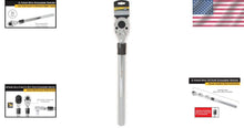 Load image into Gallery viewer, 3/4-Inch Drive Extendable Ratchet: 19.5 to 30.5 Inches, 24-Tooth Precision De...
