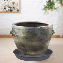 Load image into Gallery viewer, Deep 19" Plant Saucers - 4 Pack of Matte Finish Drip Trays for Garden &amp; Home