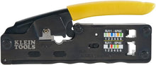 Load image into Gallery viewer, Klein Tools Compact Data Cable Crimper with Easy Grip Handle - Rugged Design