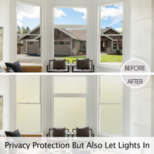 Load image into Gallery viewer, Reusable Static Cling Frosted Window Film - 35.4 x 32.8 Feet for Privacy