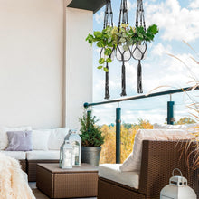 Load image into Gallery viewer, Versatile Macrame Plant Holder 6-Pack - Holds Pots Up to 12" - Outdoor &amp; Indoor