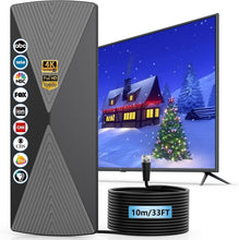 Load image into Gallery viewer, HD Digital TV Antenna with 1200+ Mile Reception - Easy Setup for All TVs