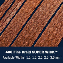 Load image into Gallery viewer, Effortless Solder Removal Super Wick Desoldering Braid - 50' Length, 0.075