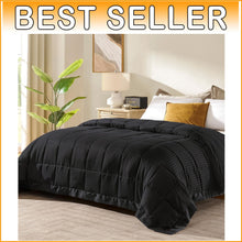 Load image into Gallery viewer, Lightweight King Size Blanket with Satin Trim - Ideal All-Season Comfort, 90x108