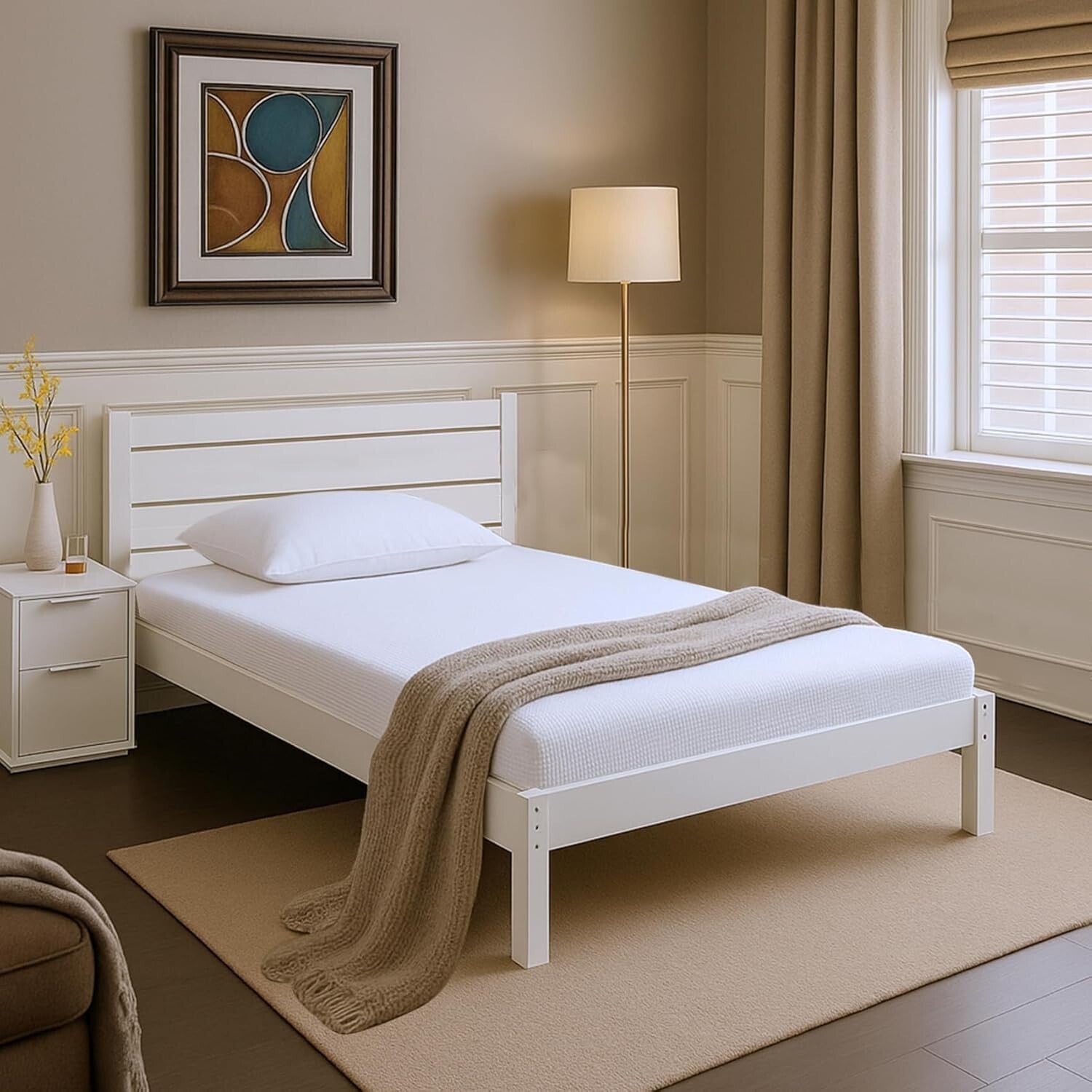 5-Inch Twin Memory Foam Mattress - Cooling Gel Top & Body Adaptive Support