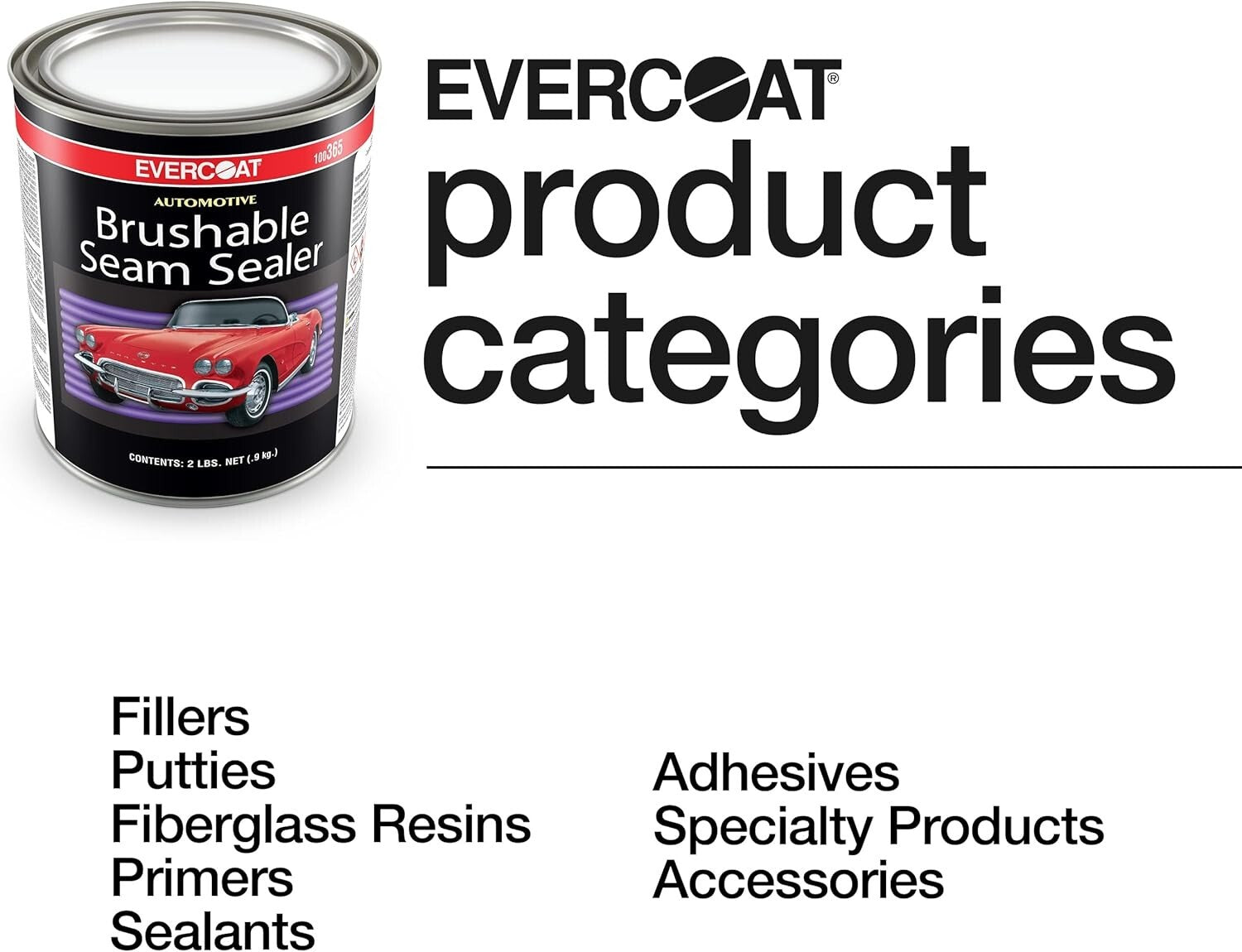 Versatile 32 Oz Seam Sealer - Quick Drying for Automotive Surface Applications