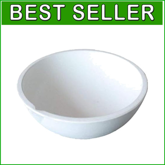 Durable Ceramic Casting Bowl for Efficient Metal Refining - 9.09 x 7.91 Inches