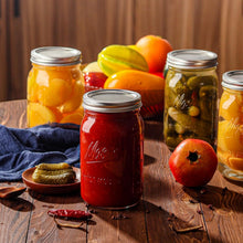 Load image into Gallery viewer, Versatile 32 oz Wide Mouth Mason Jars - Premium 12 Pack for Food &amp; Crafting