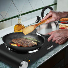 Load image into Gallery viewer, 1800W Double Electric Hot Plate - Adjustable Temperature for Versatile Cooking