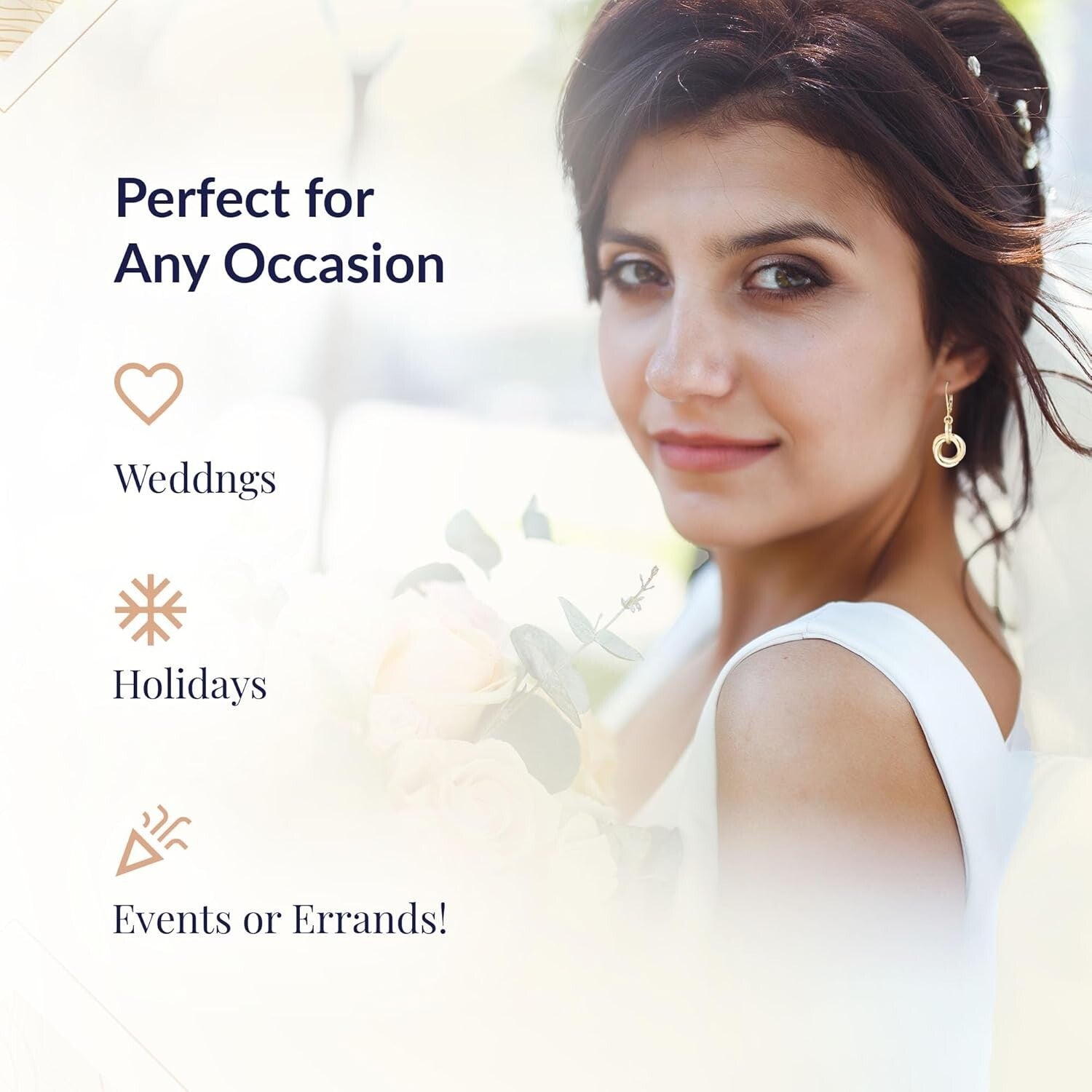 Trendy 14K Gold Filled Chunky Circle Dangling Earrings - For Everyday Wear