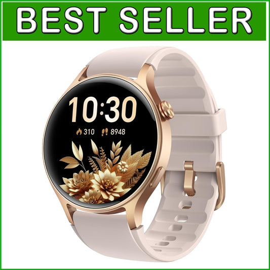 Women’s Smart Fitness Watch - AI Voice Control, Sleep Monitor & Custom Dials