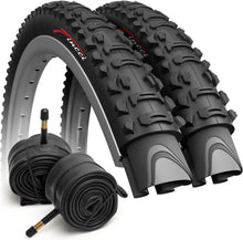 Load image into Gallery viewer, High-Quality 26 Inch Mountain &amp; Hybrid Tires with Inner Tubes - CE Certified
