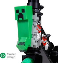 Load image into Gallery viewer, Minecraft 2 Wheel Kick Scooter with Light-Up Wheels - Foldable &amp; Adjustable