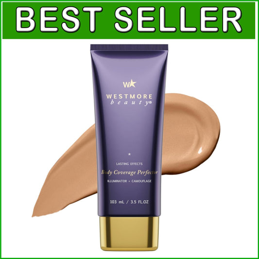 Waterproof Body Coverage Perfector - 3.5oz Tattoo Cover-Up & Flawless Skin