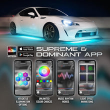 Load image into Gallery viewer, Transform Your Vehicle with Dual Control RGB LED Underbody Lights - Waterproof