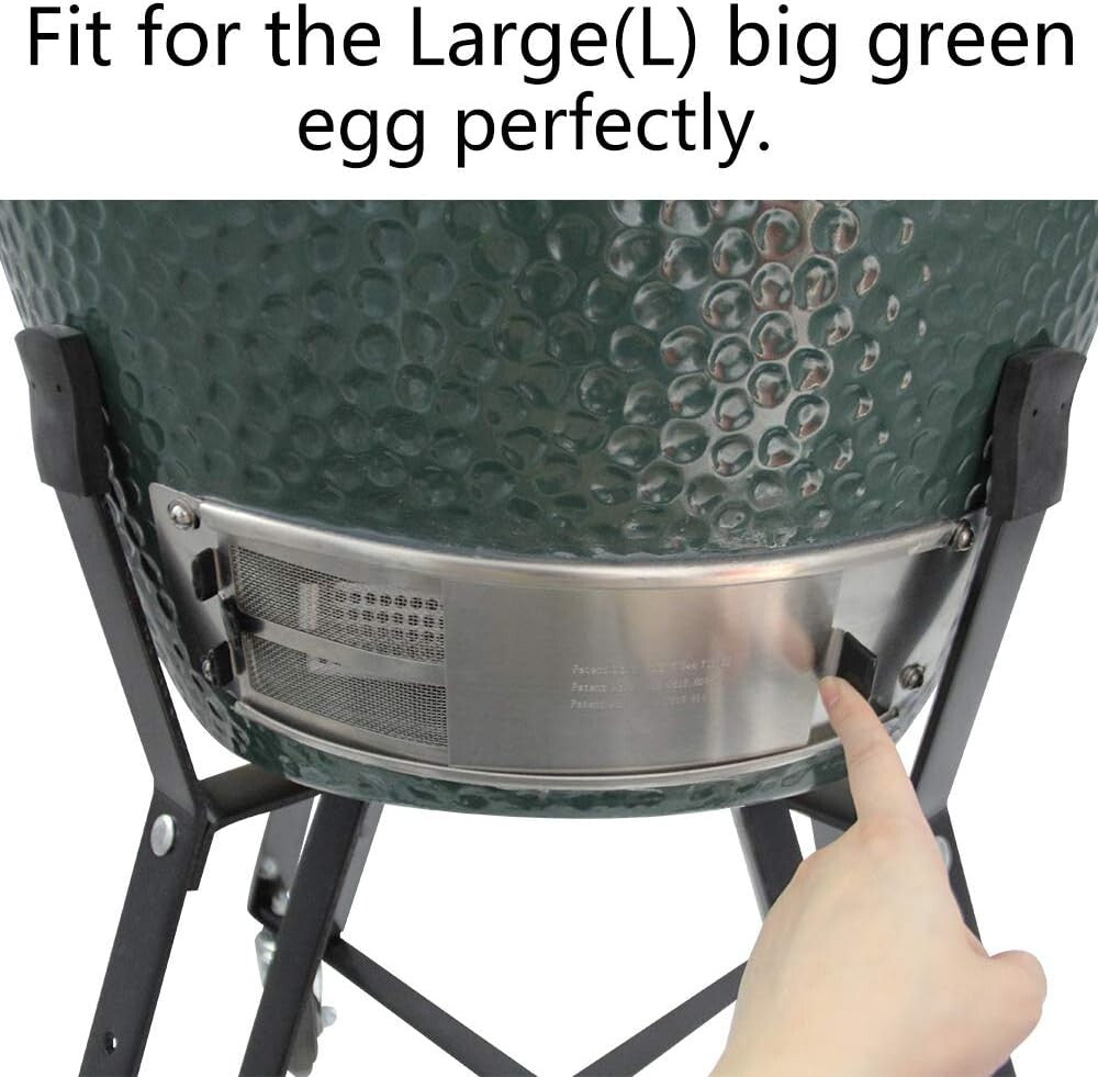 High-Quality Slide-Out Ash Drawer for Large Big Green Egg - Fits Pre-2022 Models