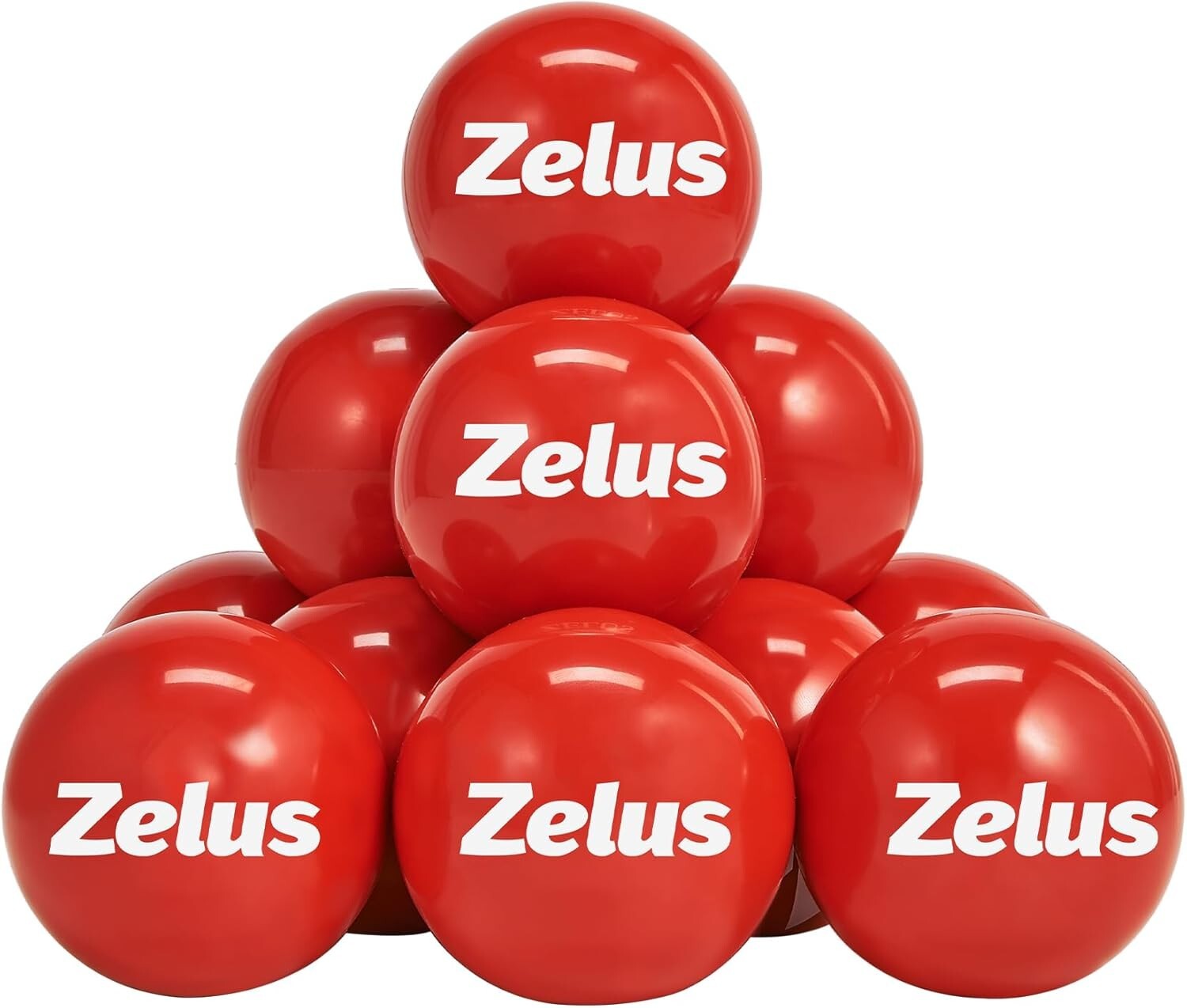 Bright Red 1 lb Weighted Balls - Perfect for Baseball & Softball Training