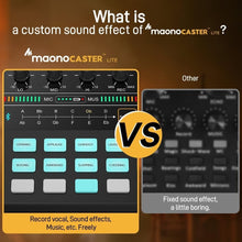 Load image into Gallery viewer, Versatile Audio Mixer with Voice Effects &amp; 3.5mm Microphone for Live Streaming