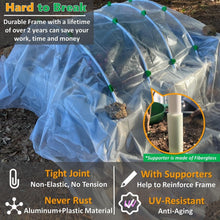 Load image into Gallery viewer, Rust-Free Garden Hoops DIY Kit - Easy Install for Flexible Grow Tunnel Designs
