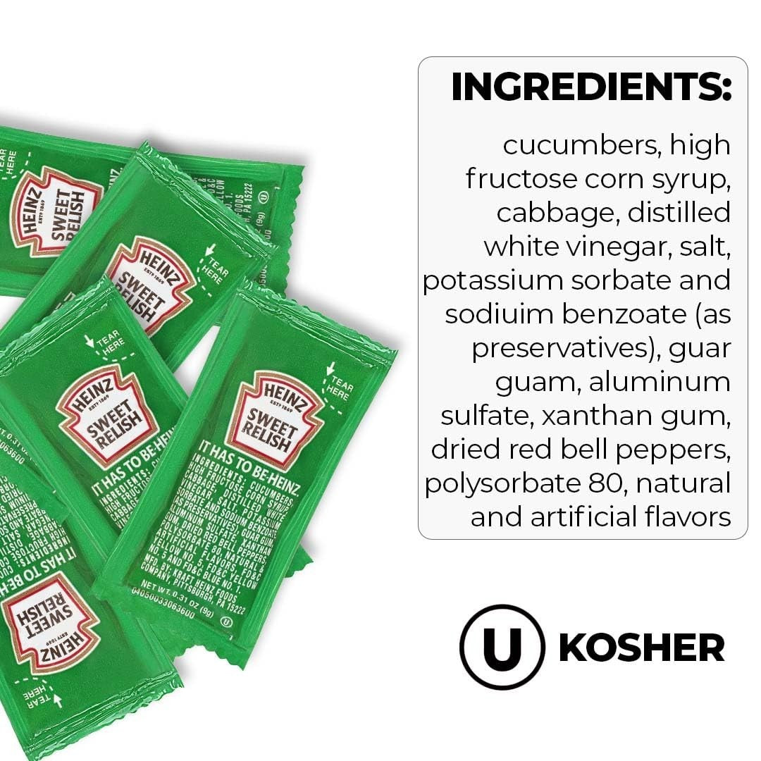 Essential Travel Condiments - 200 Single Serve Mayo, Ketchup, Mustard & Relish