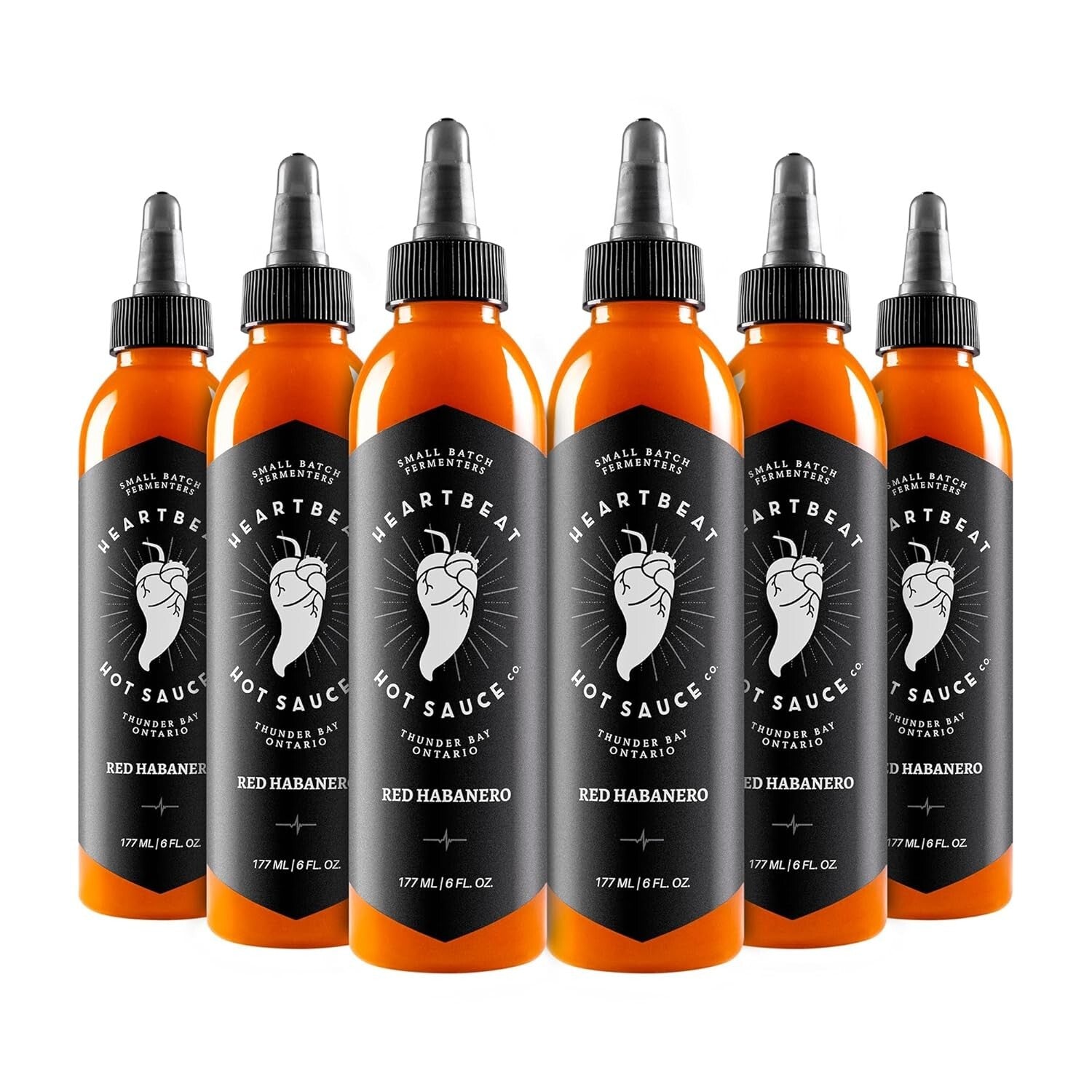 Versatile Red Habanero Hot Sauce: 6 oz Bottles, Ideal for Savory & Sweet Meals
