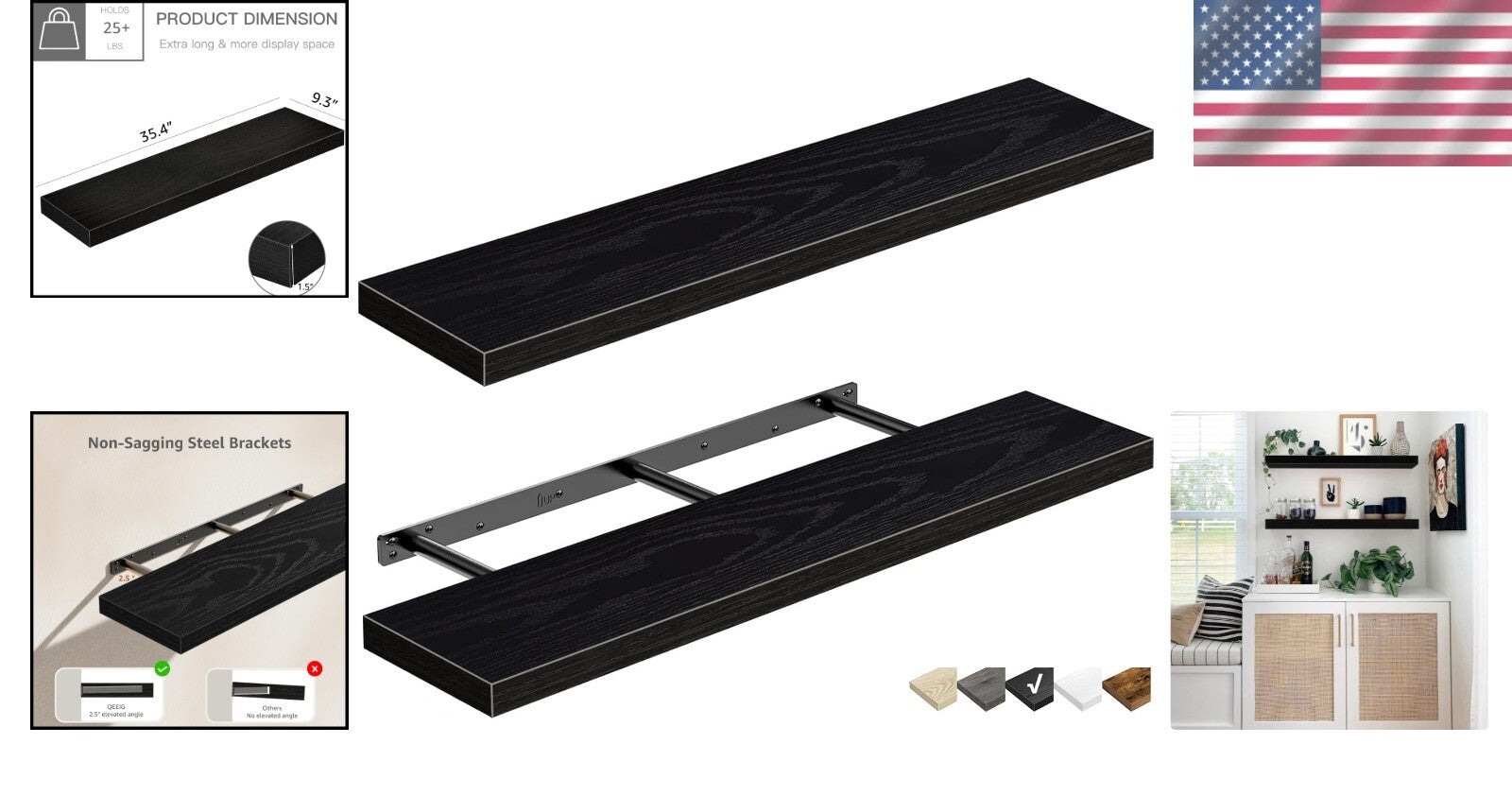 Set of 2 Heavy Duty 36