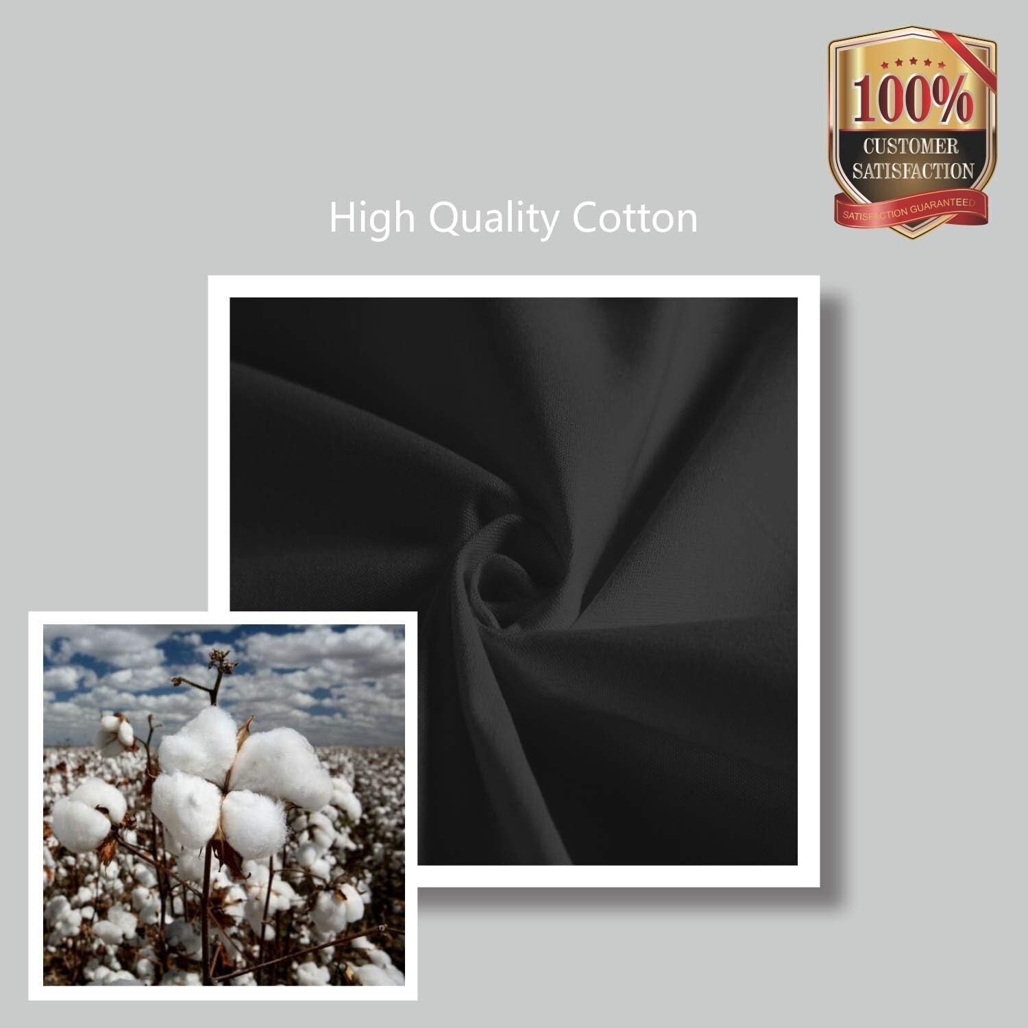 Durable 10oz Cotton Canvas Tote Bags - 17.5"x16.5" Large Capacity Pack of 12