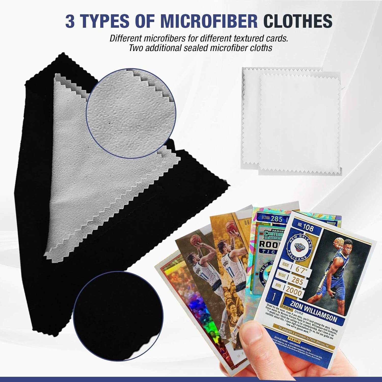 All-Ages Sports Card Grading Kit: Includes LED Lamp, Gloves, and Cleaning Cloths