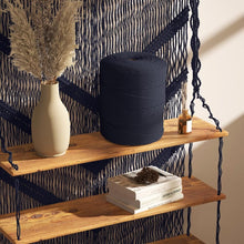 Load image into Gallery viewer, Durable 4mm Navy Macrame Craft Cord - 547yds for Wall Hangings and More
