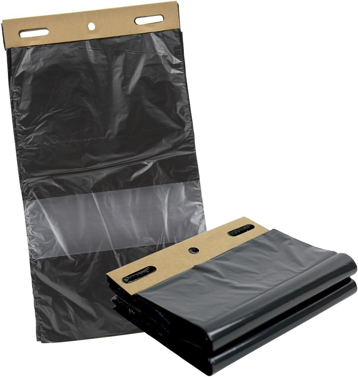 3200 Elite Opaque Black Dog Waste Bags with Pull-Strap for Easy Dispensing