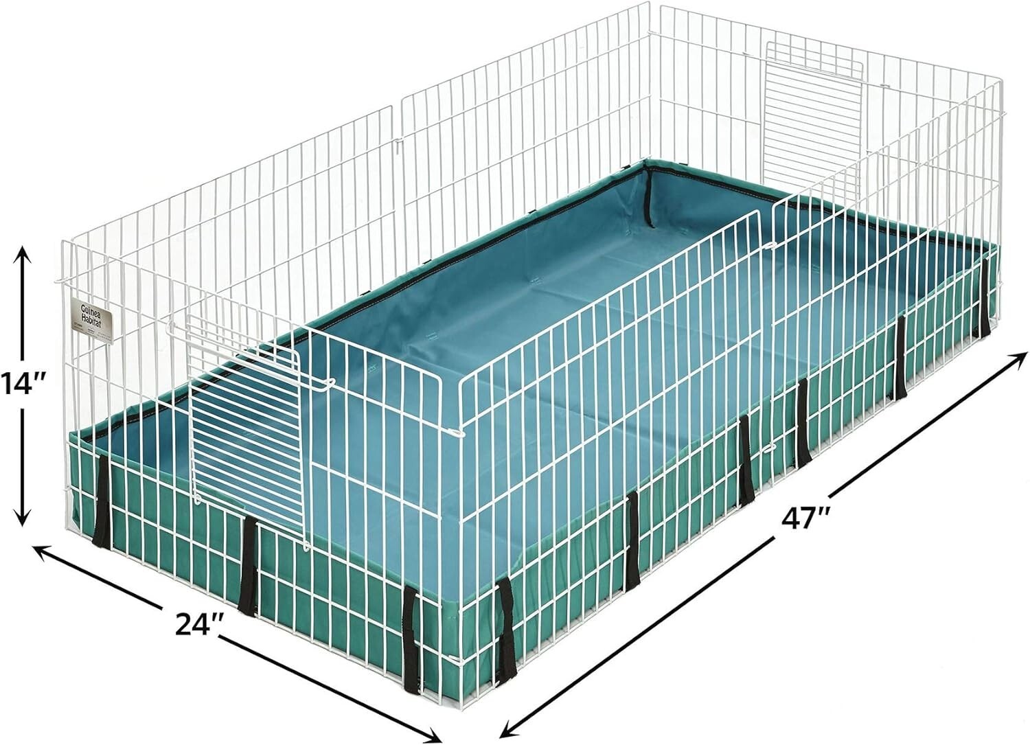 Durable & Washable Guinea Pig Cage – Fast No-Tool Assembly, 3-Pet Fit