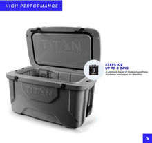 Load image into Gallery viewer, Titan 55-Quart Hard Ice Chest Cooler with Microban and Deep Freeze Insulation