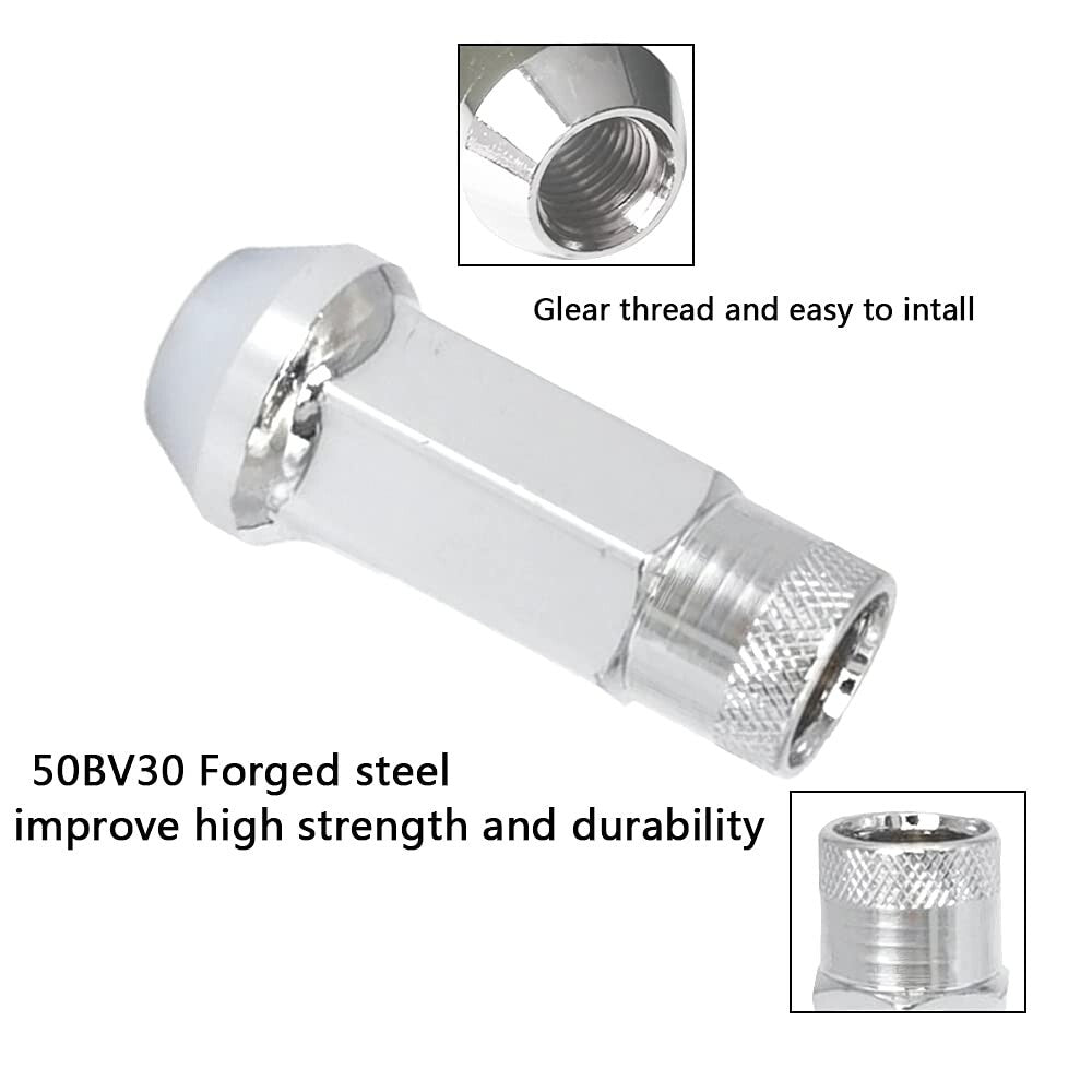Durable Stainless Steel M12x1.5 Lug Nuts with Taper Acorn Seat – Auto Upgrade