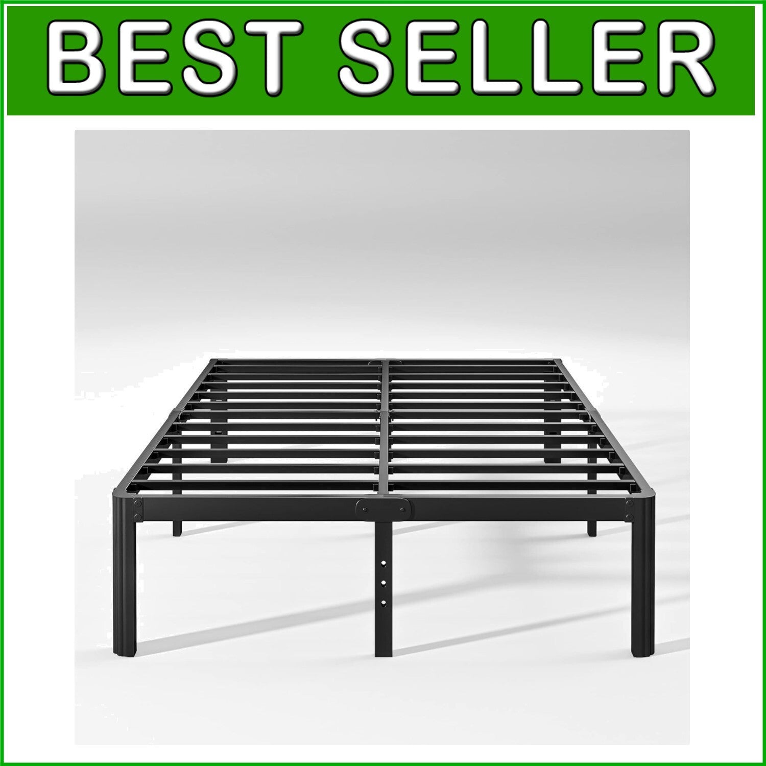 14-Inch Heavy Duty Metal Bed Frame Full - No Box Spring Needed, Easy Assembly