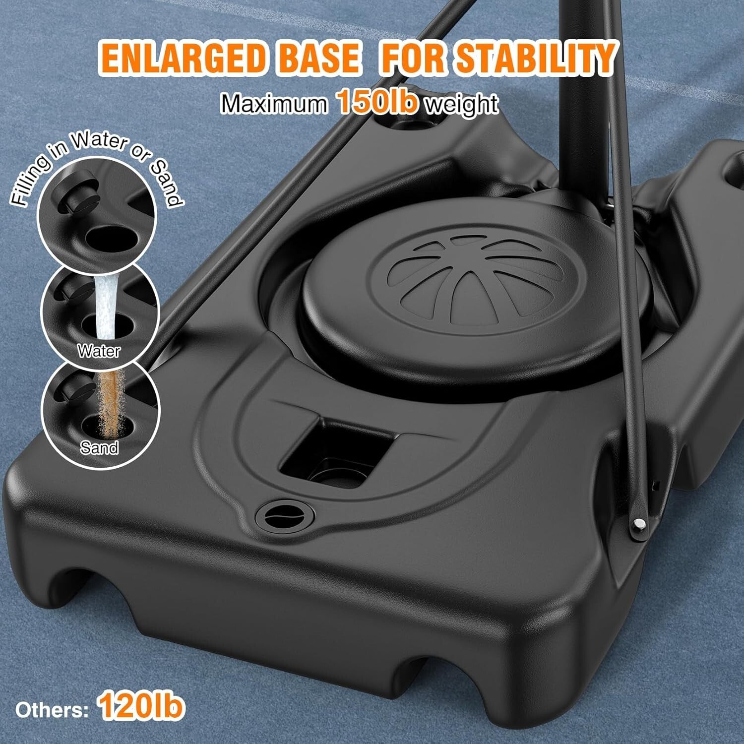 Durable 10ft Adjustable Basketball Goal - Fun for Kids & Adults with Easy Setup