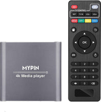Load image into Gallery viewer, Ultra HD 4K Media Player with Dual USB &amp; Optical Output for Home Theater
