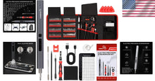 Load image into Gallery viewer, Portable 144-Piece Electric Precision Screwdriver with Adjustable Torque Control