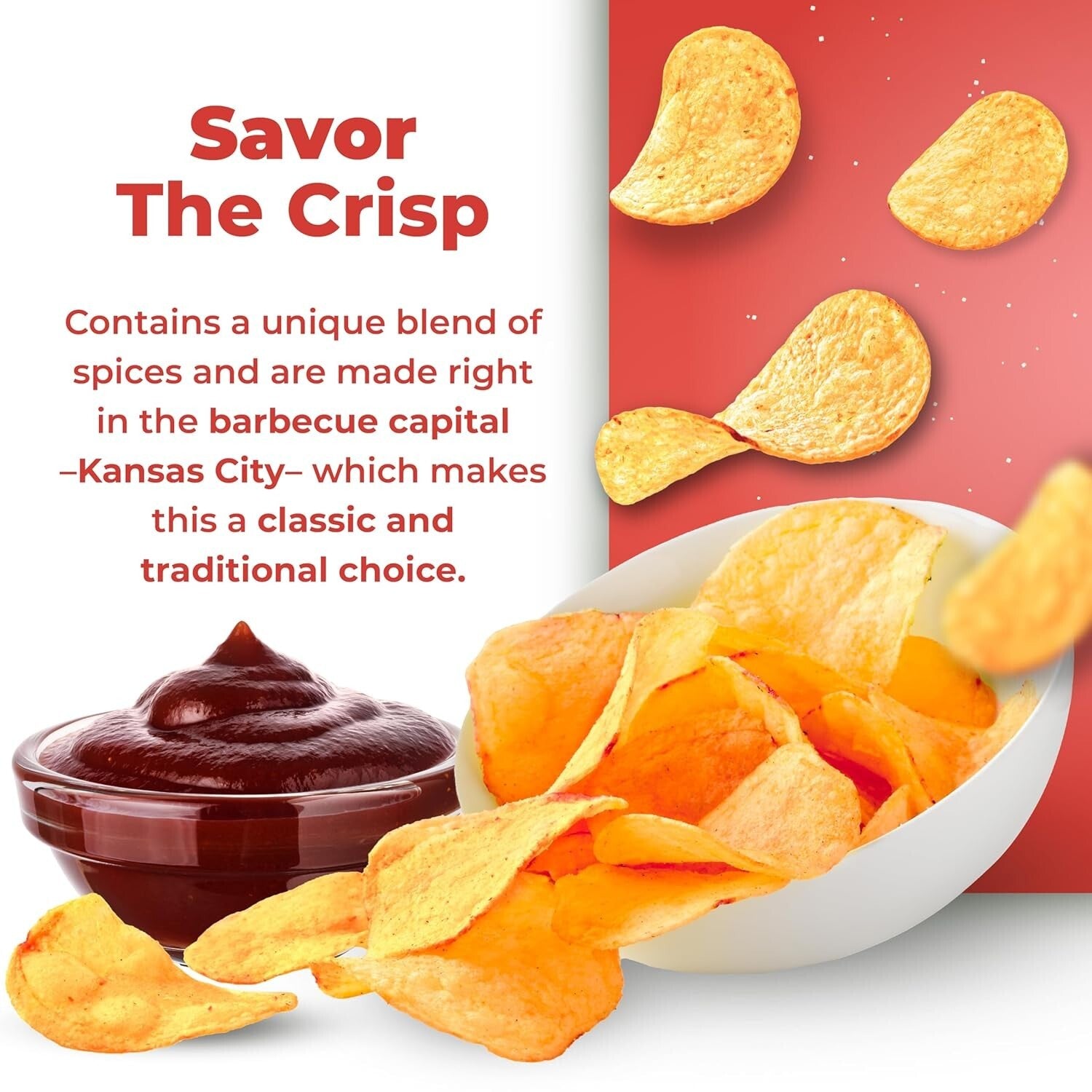 Bulk 15-Pack of Guy's BBQ Potato Chips - Crispy, Gluten-Free Snack Delight