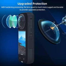 Load image into Gallery viewer, Premium Camera Protection Kit: Aluminum Housing &amp; 2x 9H Glass Screen Protectors