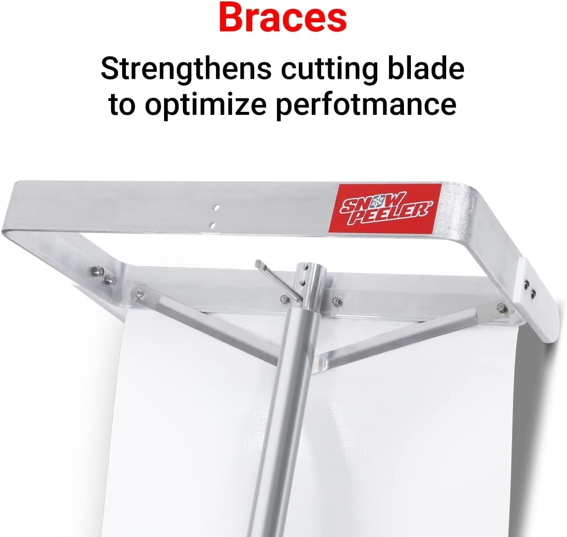 Durable Aluminum Roof Rake - 20 ft Snow Removal Tool for Efficient Clearing