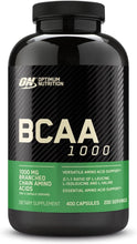 Load image into Gallery viewer, Premium BCAA Essential Amino Acids Capsules - 400 Count for Active Adults