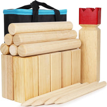 Load image into Gallery viewer, Portable Kubb Game Set: Eco-Friendly Wooden Tossing Game for Yard and Beach Fun