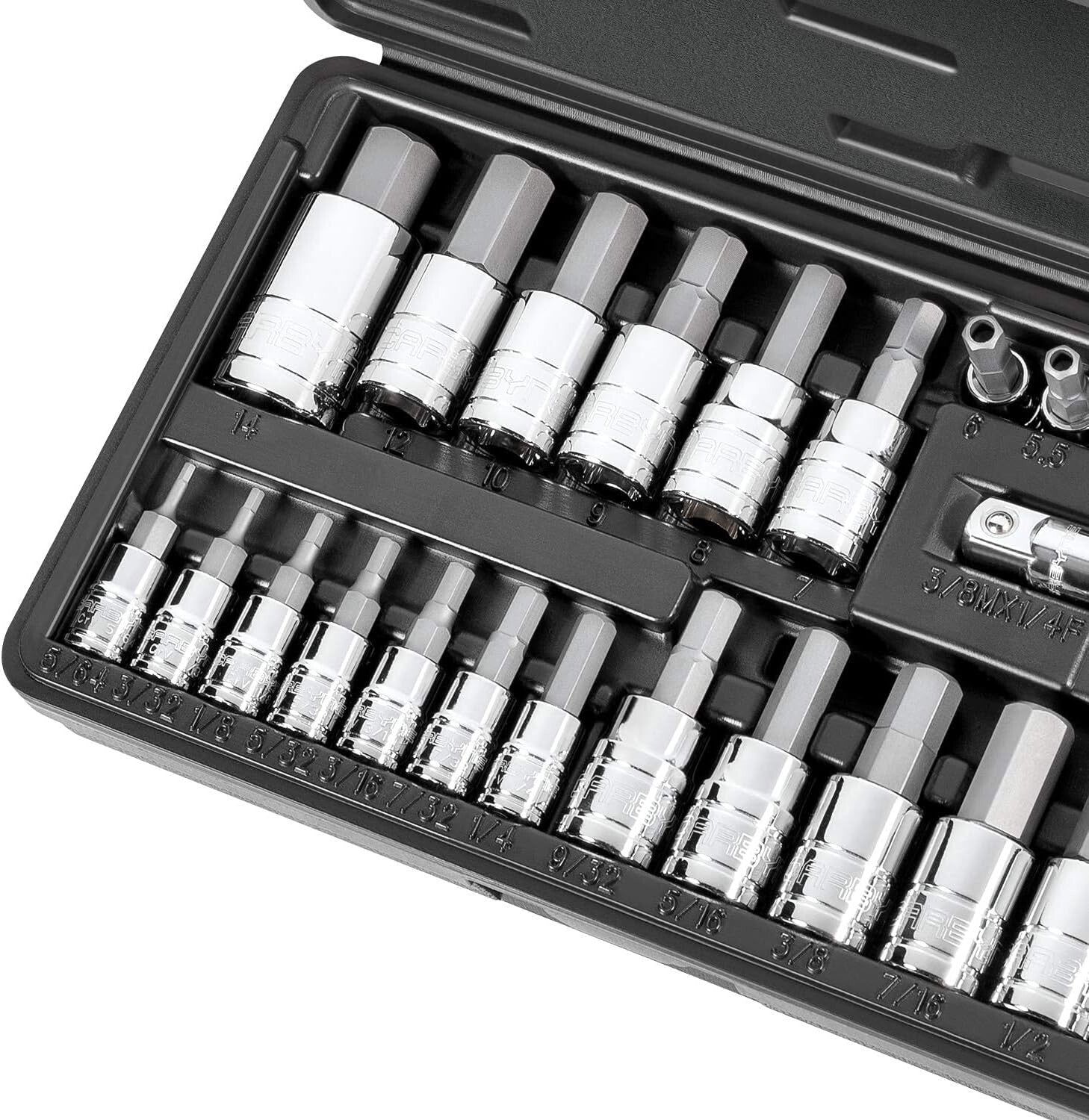 Best-in-Class 28 Piece Tamper-Proof Hex Bit Socket Set - Durable & Reliable